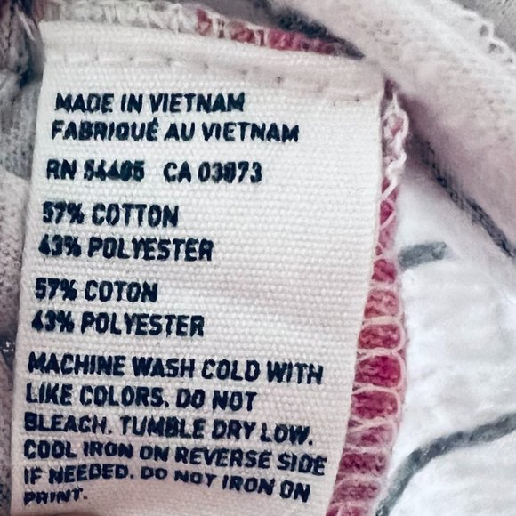 American Eagle White Floral Striped Shirt - Picture 6 of 6